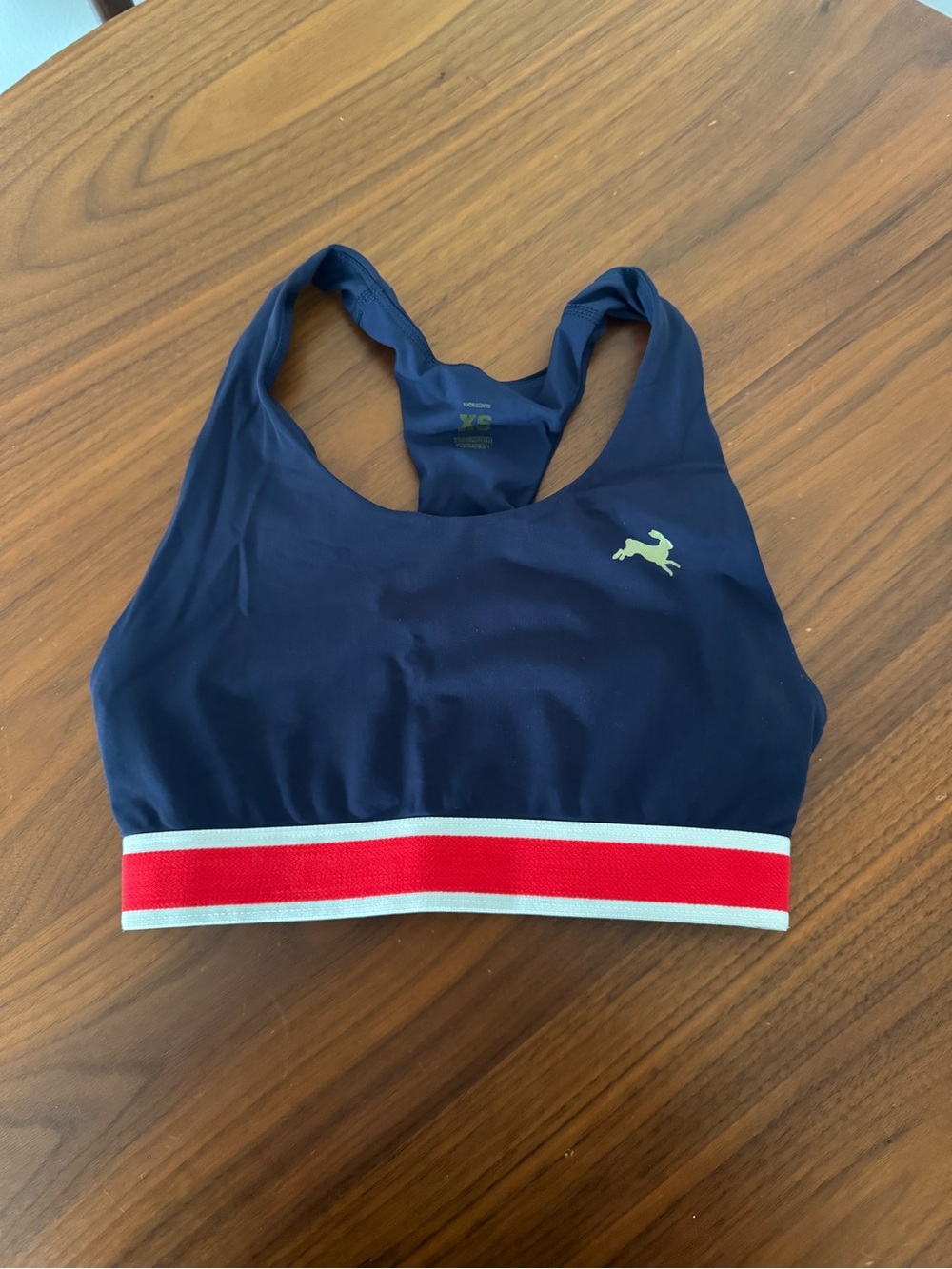 NWOT Tracksmith Navy Run Bra